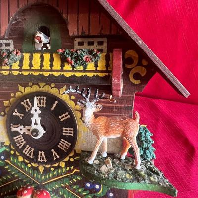 Very intricate cuckoo clock needs a little attention. It’s worth it.