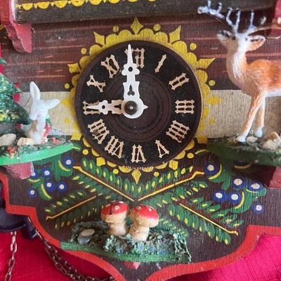 Very intricate cuckoo clock needs a little attention. It’s worth it.