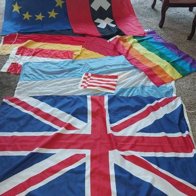 BRITISH FLAG AND OTHERS
