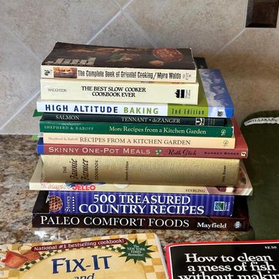 COOK BOOKS AND APRONS
