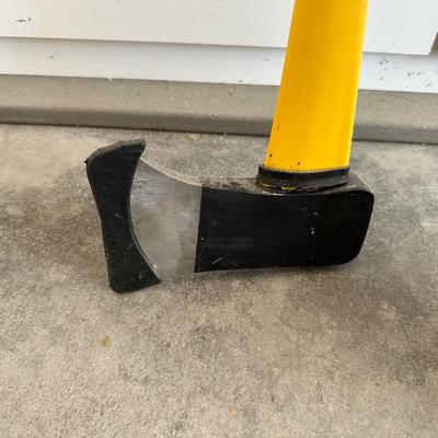 ELECTRIC POLE SAW AND A HAND AXE