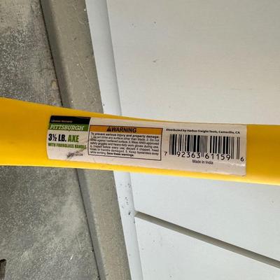 ELECTRIC POLE SAW AND A HAND AXE