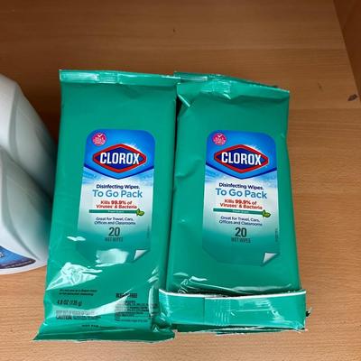 TOILET BOWL CLEANER AND CLOROX WIPES