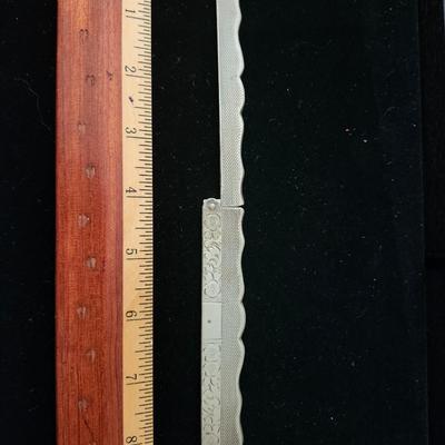 Vintage Sterling Silver Folding Comb Case