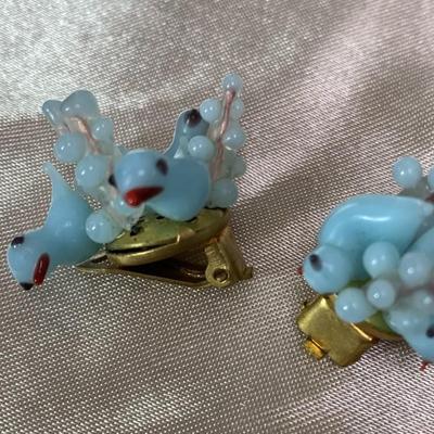 Blue Bird Earrings