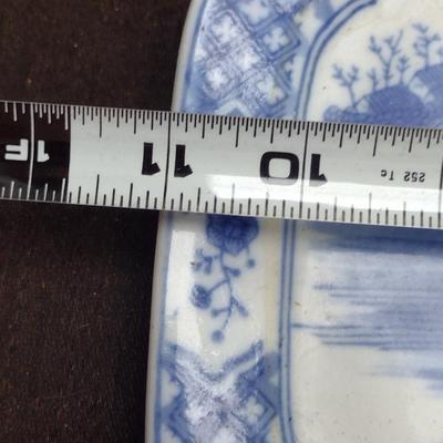 Collection of Three Blue and White Plates