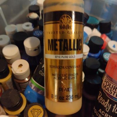 Large Collection of Acrylic Paints- Mostly New