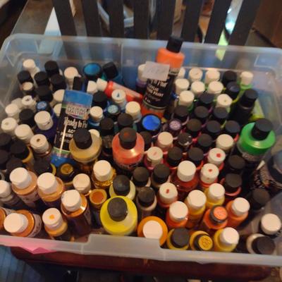 Large Collection of Acrylic Paints- Mostly New