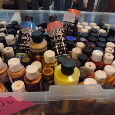 Large Collection of Acrylic Paints- Mostly New