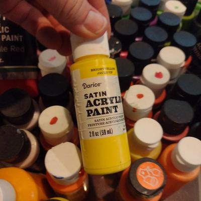 Large Collection of Acrylic Paints- Mostly New