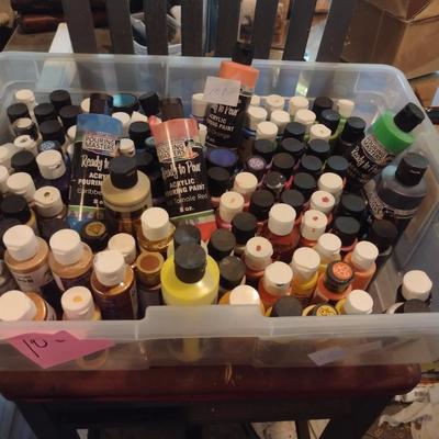 Large Collection of Acrylic Paints- Mostly New