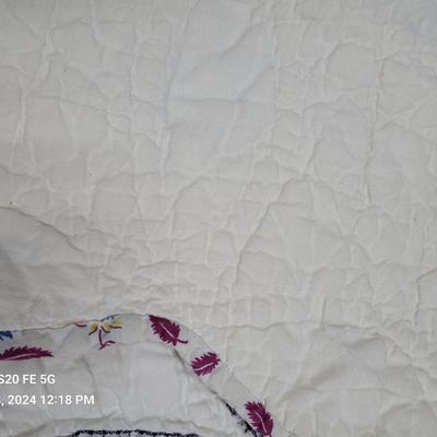 Modern Flowering Snowball Quilt