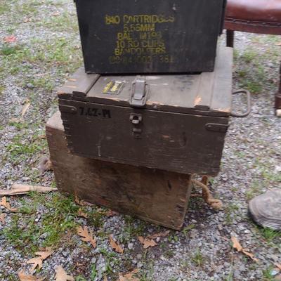Three Ammo Boxes
