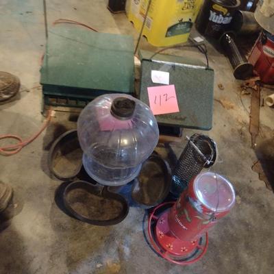 Collection of Bird Feeders- Five Pieces