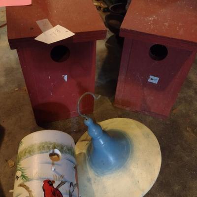 Collection of Bird Houses- Four Pieces