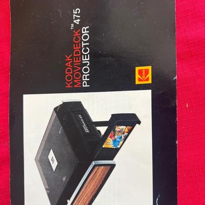 Kodak projector with slide holder movie Dick for 75
