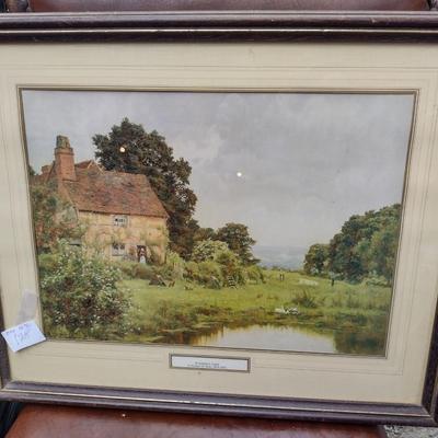 Pair of Framed English Prints- 21" x 17"