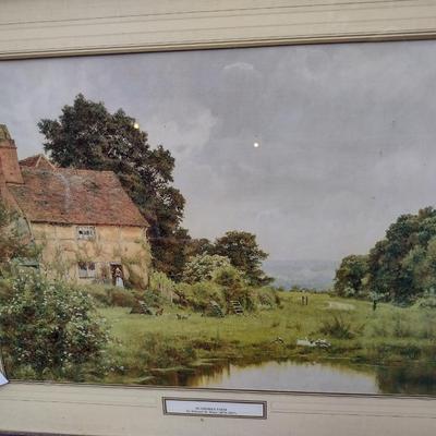 Pair of Framed English Prints- 21" x 17"