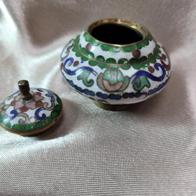Cloisonne and Embossed vases