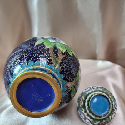 Cloisonne and Embossed vases
