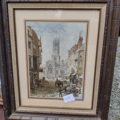 Pair of Framed Architectural Prints
