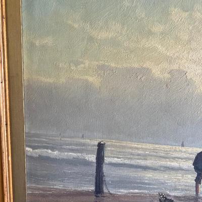 Large framed painting