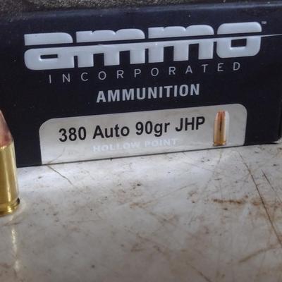.380 Auto 90 Gr JHP- 40 Rounds