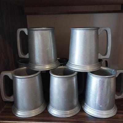 METAL BEER MUGS