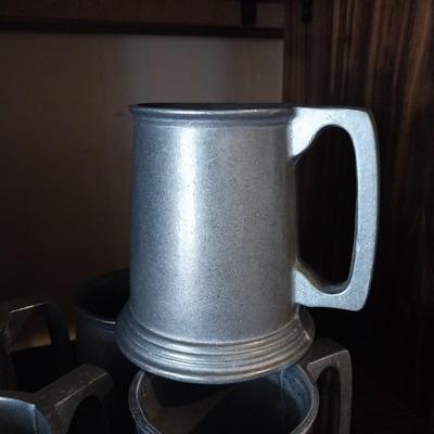 METAL BEER MUGS