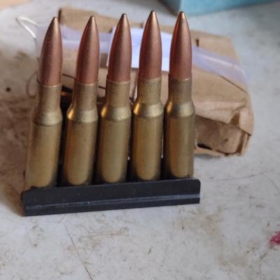 762-54 Ammo on Stripper Clips- 75 Rounds