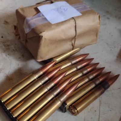 8mm Mauser Ammo on Stripper Clips- 30 Rounds