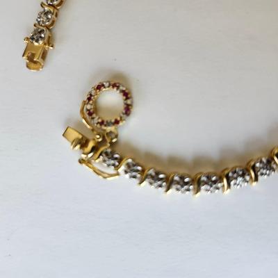 Diamonds and Rubies Tennis bracelet
