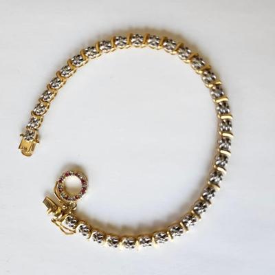 Diamonds and Rubies Tennis bracelet