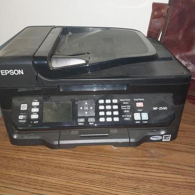 EPSON PRINTER AND LEATHER BAG