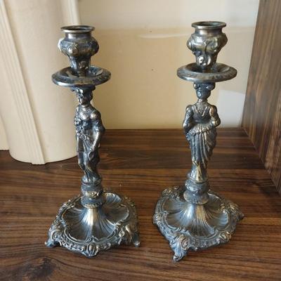 VASE-UNIQUE CANDLE HOLDERS -PITCHER AND WASH BOWL