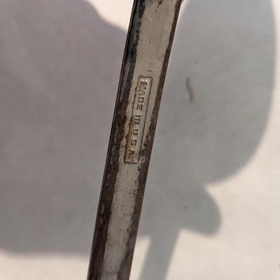Vintage Utensils Pewter Slotted Spoon Whisk