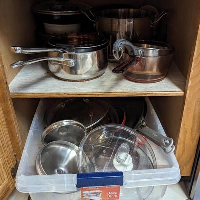 Assortment Of Pots & Pans