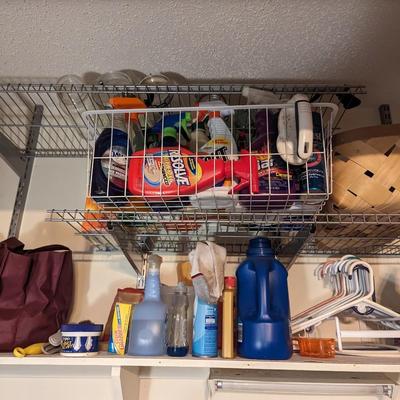 Assortment Of Cleaning Supplies