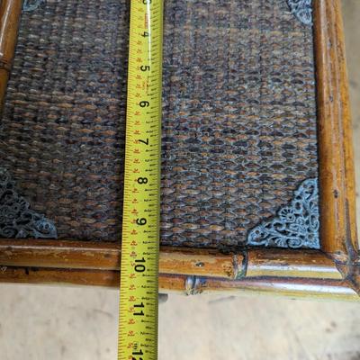 Bamboo Vintage End Table (B)