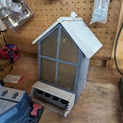 Metal Bird House (B)