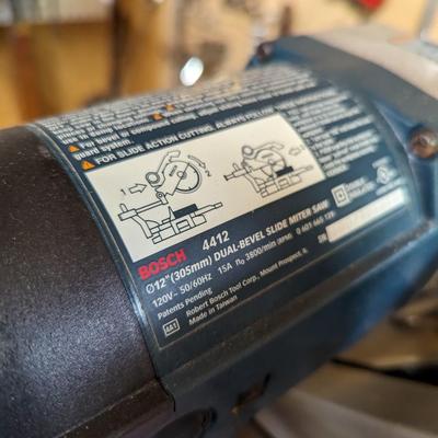 Bosch 4412 12" Dual-Bevel Slide Miter Saw (B)