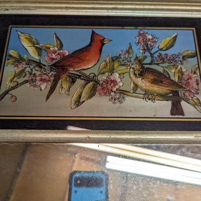 Cardinal Framed Mirror (B)