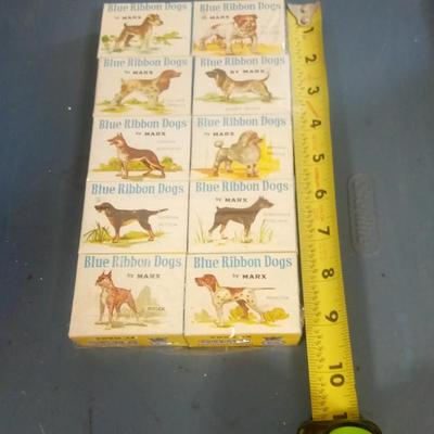 LOT 143 BLUE RIBBON DOGS BY MARX