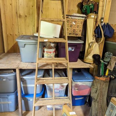 7 Foot Wooden Ladder (B)