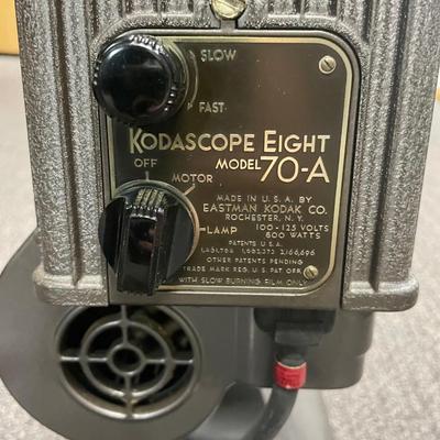 Vintage Kodascope Eight Model 70-A 8MM Film Projector and Case