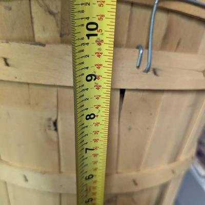 Vintage Bushel Basket Slat Wood Baskets (B)