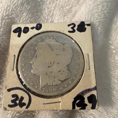 1890 O MORGAN US COIN 1$ silver vf