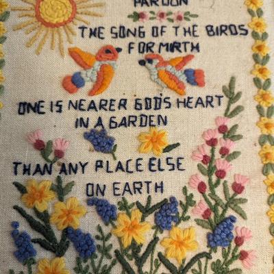 Vintage Needle Point Work