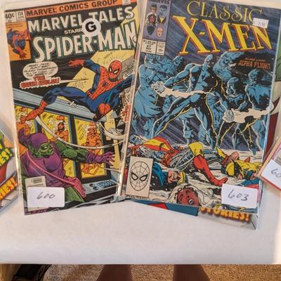 Collection Of Comic Books Marvel Tales Tick Spider-man