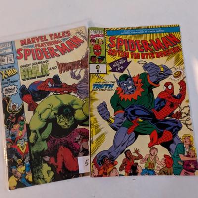 Collection Of Comic Books Marvel Tales Tick Spider-man